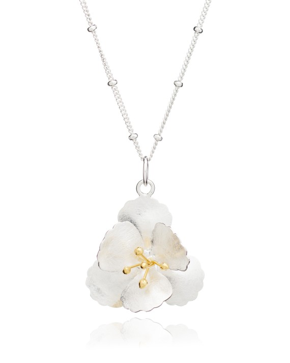 Pansy Flower Pendant Reppin & Jones Jewellers